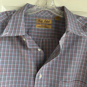 Awesome Mens Shirt by Roundtree & Yorke  Gold Label  2XB  100% Cotton Handsome!